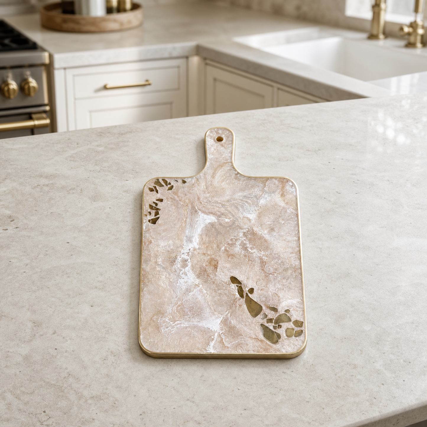 Cream Cheese board, 3 sizes handmade epoxy resin geode design